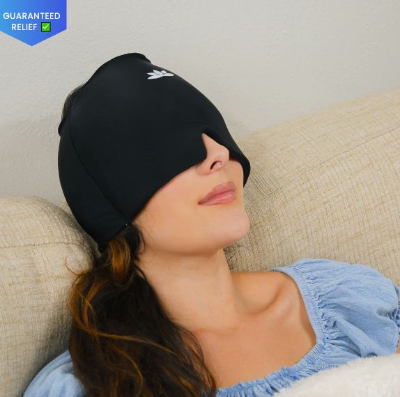 Headache and Migraine Relief Cap Head Wrap Ice Pack with Gel Bead for Migraine Hot Cold Therapy Cold Pack - Oshi.pk - Buy & Sell Online