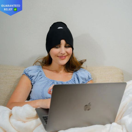 Headache and Migraine Relief Cap Head Wrap Ice Pack with Gel Bead for Migraine Hot Cold Therapy Cold Pack - Oshi.pk - Buy & Sell Online