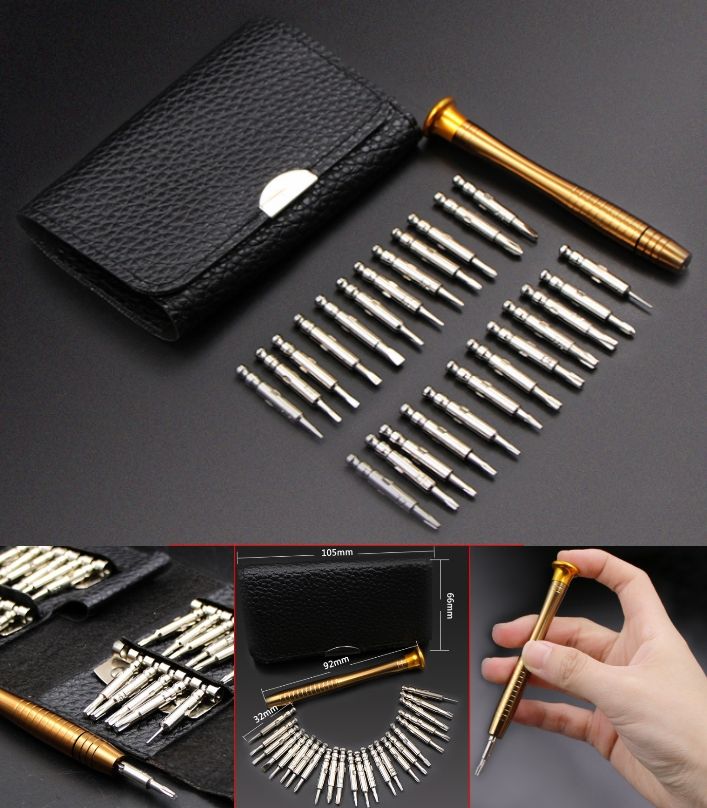 25 in 1 Screwdriver Set Portable High Quality Disassembly Repair Tool Screwdriver Multifunctional Manual Screwdriver Set - Oshi.pk - Buy & Sell Online