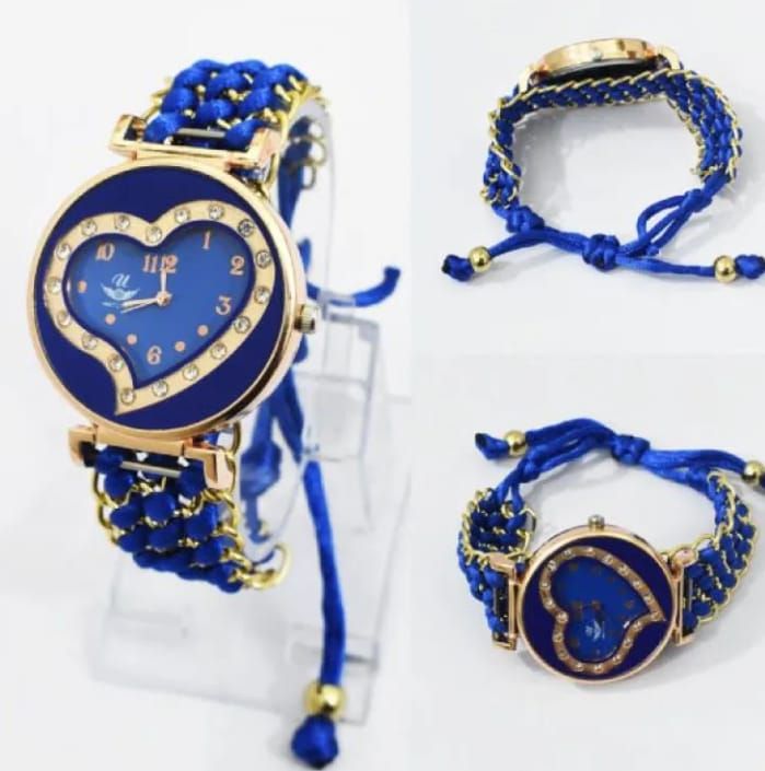 Heart Shape Bracelet Watch For Girls | New Arrival Heart Shape Dial Watch For Girls - Oshi.pk - Buy & Sell Online