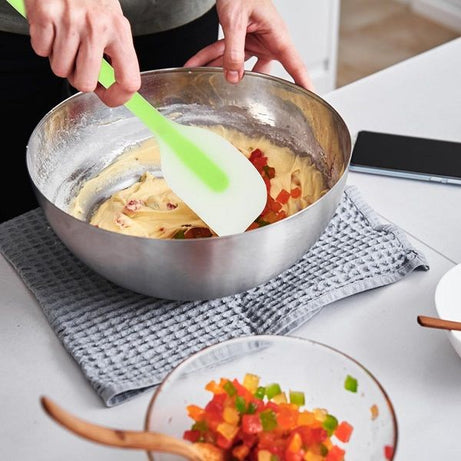 Heat Resistant Large Rubber Spatulas Non Stick Baking