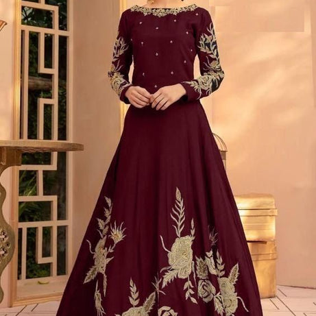 Heavy Embroidery Neck Line ,Sleeves & Bottom Maxi - Oshi.pk - Buy & Sell Online