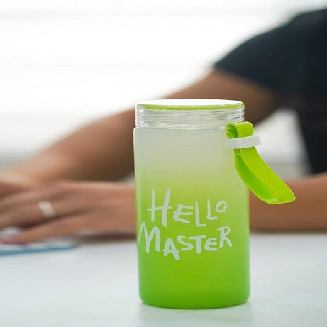 Hello Master Glass Water Bottle 480ml - Oshi.pk - Buy & Sell Online