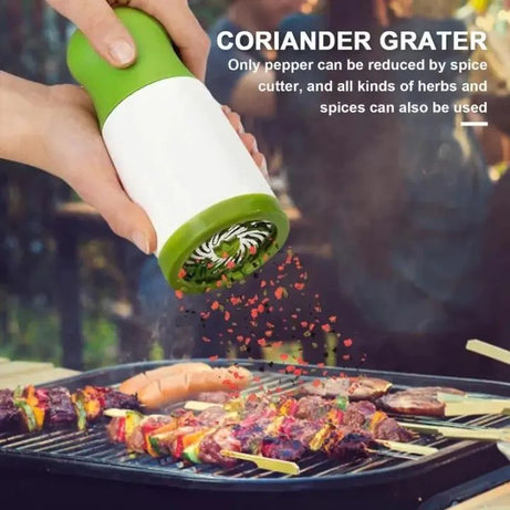 Herbs Grinder Manual Multifunctional Stainless Steel Chopper Dhanya Podina Chopper Coriander and Mint Leaves Hand Crusher All Herbs High Quality C - Oshi.pk - Buy & Sell Online