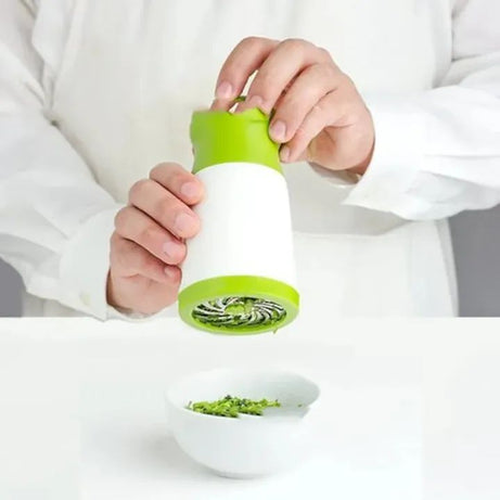 Herbs Grinder Manual Multifunctional Stainless Steel Chopper Dhanya Podina Chopper Coriander and Mint Leaves Hand Crusher All Herbs High Quality C - Oshi.pk - Buy & Sell Online