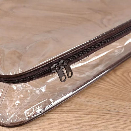 High Quality Clear PVC Plastic Zipper Bag Quilt Pillow Transparent Packaging Bags for Blanket Bedding - Oshi.pk - Buy & Sell Online