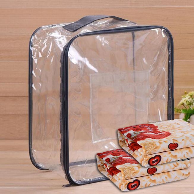 High Quality Clear PVC Plastic Zipper Bag Quilt Pillow Transparent Packaging Bags for Blanket Bedding - Oshi.pk - Buy & Sell Online