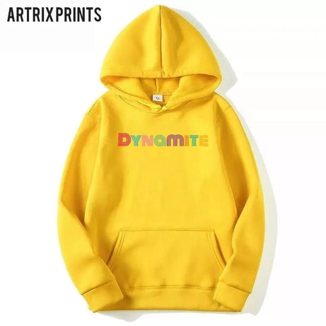 High quality imported casual Dynamite Printed Yellow Hoodie For Girls - Oshi.pk - Buy & Sell Online