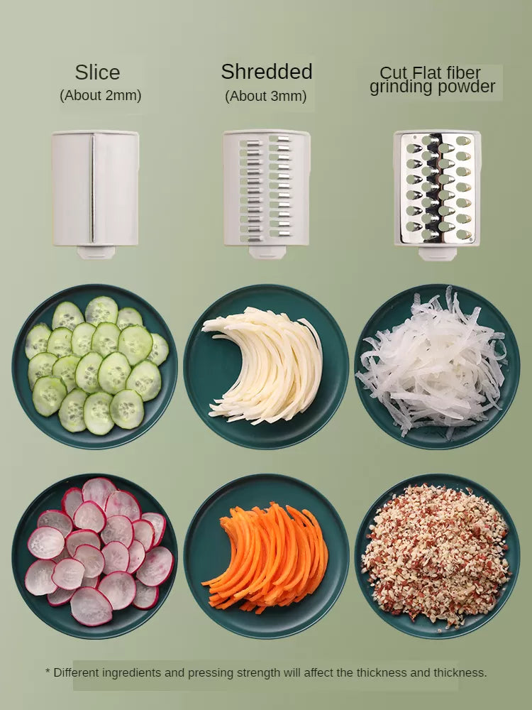 High Quality Multi-Functional Rotary Hand-Held Vegetable Cutter - Oshi.pk - Buy & Sell Online