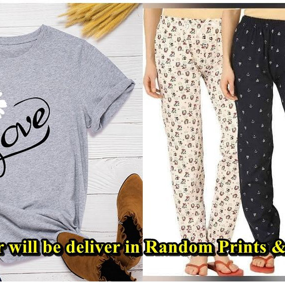 High Quality pack of 1 Sleep wear available in random prints and colours for Women's/Girls. - Oshi.pk - Buy & Sell Online