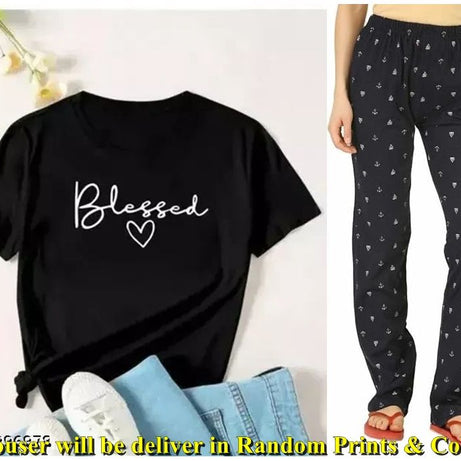 High Quality pack of 1 Sleep wear available in random prints and colours for Women's/Girls. - Oshi.pk - Buy & Sell Online