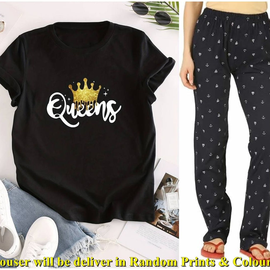 High Quality pack of 1 Sleep wear available in random prints and colours for Women's/Girls. - Oshi.pk - Buy & Sell Online