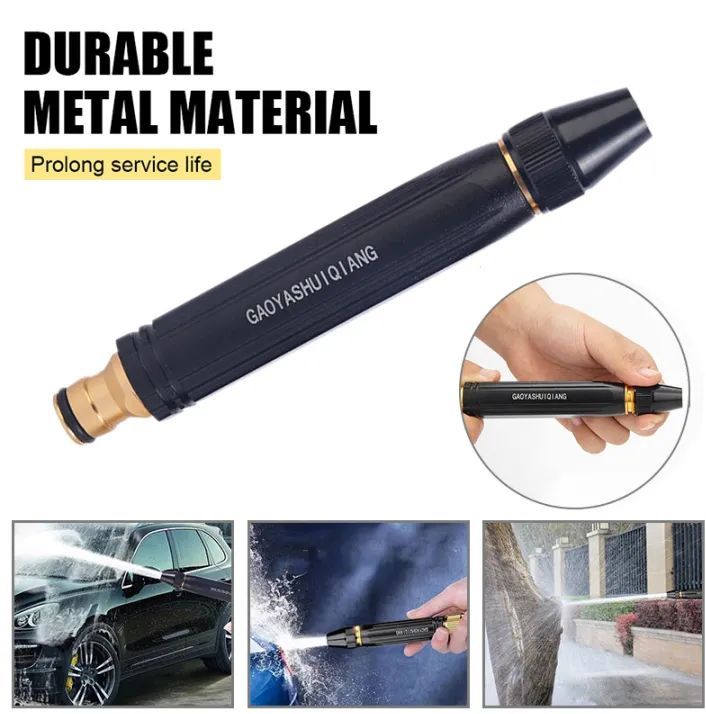 HIGH QUALITY WATER PRESSURE NOZZLE WASHING SPRAY NOZZLE GUN CAR SHOWER WATER SPRAY NOZZLE MULTIFUNCTION ADJUSTABLE WATER SPRAY GUN - Oshi.pk - Buy & Sell Online