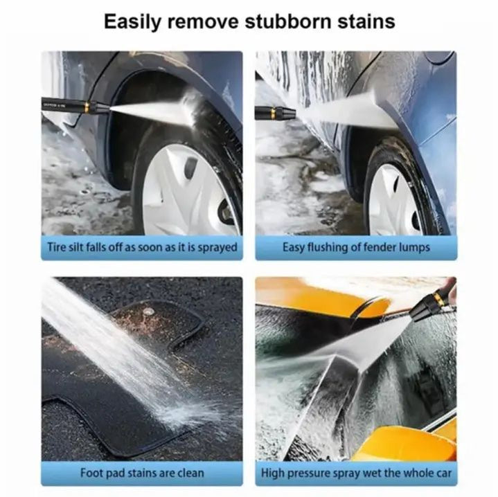 HIGH QUALITY WATER PRESSURE NOZZLE WASHING SPRAY NOZZLE GUN CAR SHOWER WATER SPRAY NOZZLE MULTIFUNCTION ADJUSTABLE WATER SPRAY GUN - Oshi.pk - Buy & Sell Online