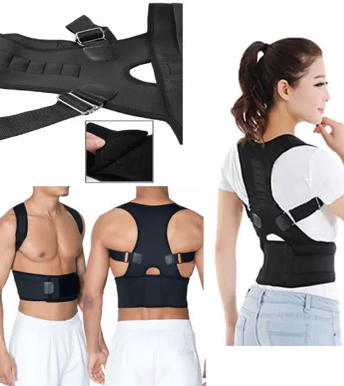 Highly Recommended Magnetic Real Doctor Posture Corrector Therapy Brace Shoulder Back Support Belt for Men Women Back Neck Shoulder Straight Corrector - Oshi.pk - Buy & Sell Online