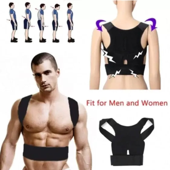 Highly Recommended Magnetic Real Doctor Posture Corrector Therapy Brace Shoulder Back Support Belt for Men Women Back Neck Shoulder Straight Corrector - Oshi.pk - Buy & Sell Online