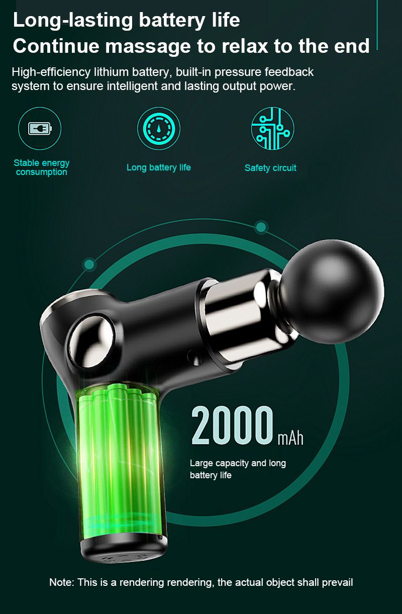 Histro Massage Electric Massager Mini Fascial Gun Body Muscle Massager for Back Pain Portable Handheld Electric Back Massager for Pain Relief Deep Mus - Oshi.pk - Buy & Sell Online