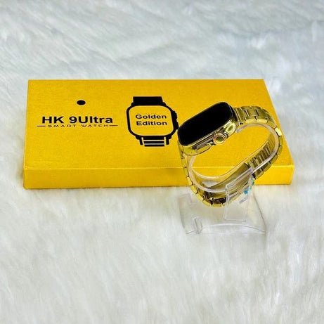 Hk9 Ultra Golden Edition Big 2.2 Infinite Display Smart Watch - Oshi.pk - Buy & Sell Online