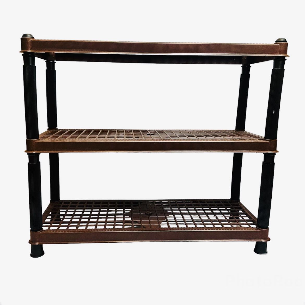 3 Layer Home & Office Multipurpose Plastic Rack / Room Organizer Home & Office Multipurpose Plastic Rack / Room Organizer / Shoe Rack Brown - Oshi.pk - Buy & Sell Online