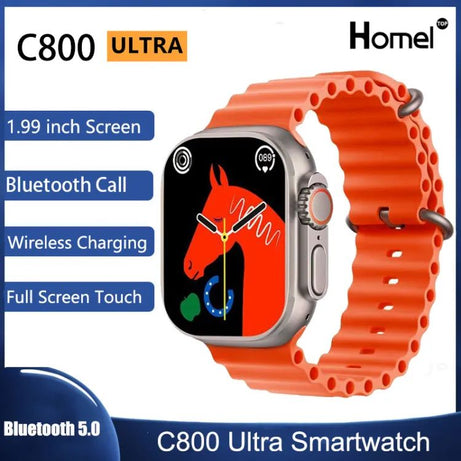 Homel C800 Ultra Smart Watch for Men Women Series 8 1.99 - Oshi.pk - Buy & Sell Online