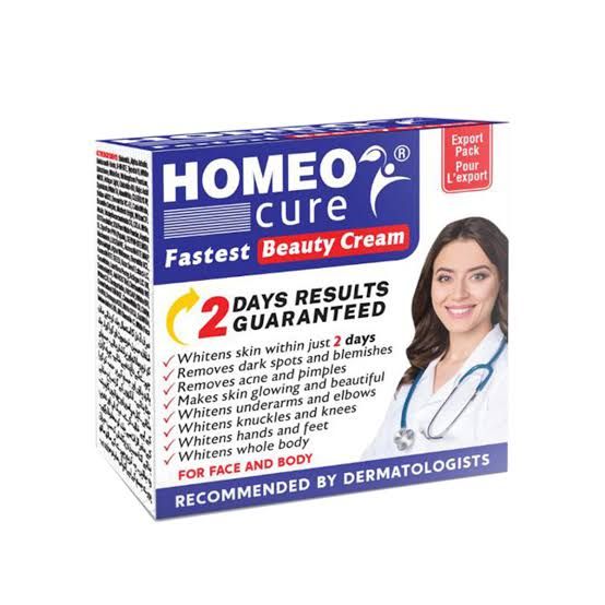 Original Homeo Cure Fastest Whitening Beauty Cream 2 Days Results Guaranteed - Oshi.pk - Buy & Sell Online