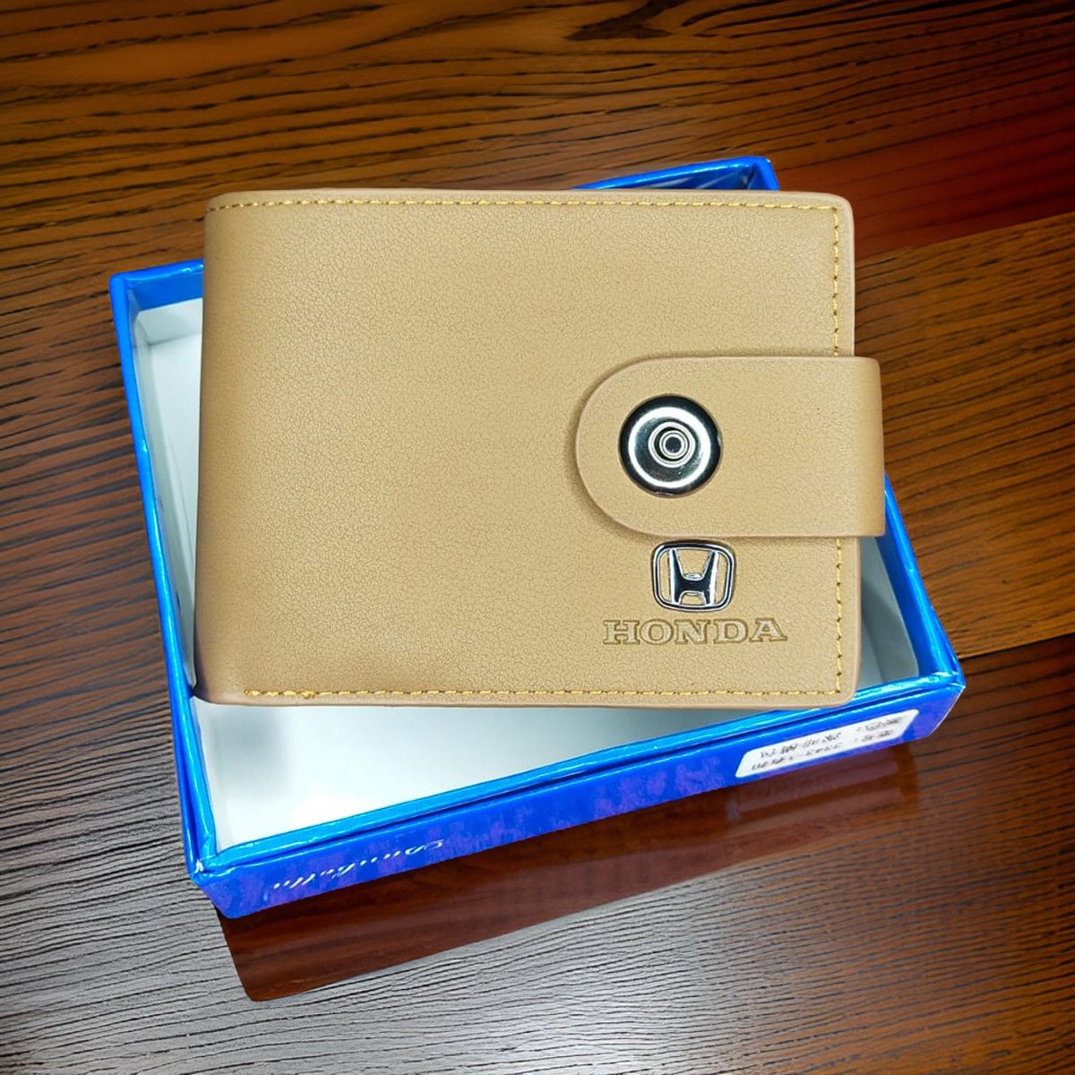 Honda LOGO Leather Wallet Men Classic Soft Purse Coin Pocket Credit Card Holder - Oshi.pk - Buy & Sell Online