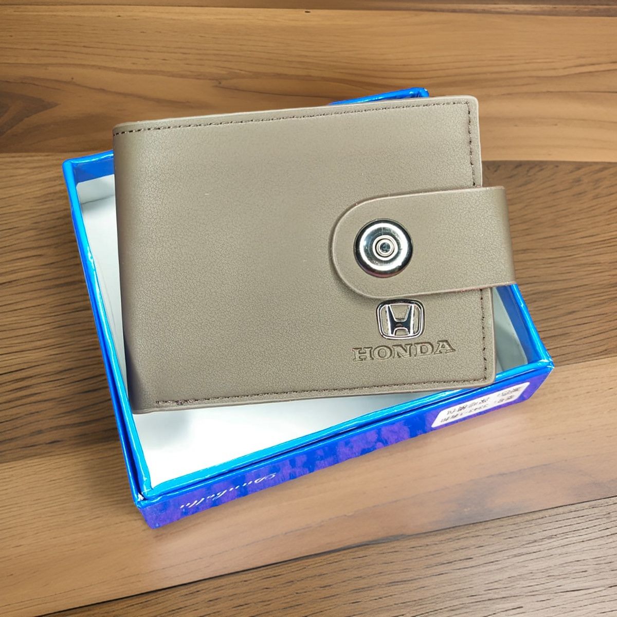 Honda LOGO Leather Wallet Men Classic Soft Purse Coin Pocket Credit Card Holder - Oshi.pk - Buy & Sell Online