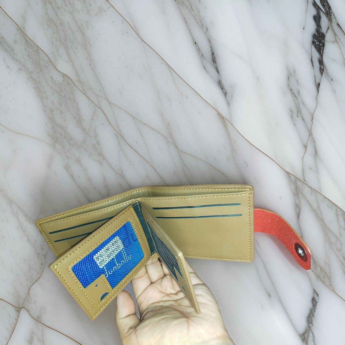 Honda LOGO Leather Wallet Men Classic Soft Purse Coin Pocket Credit Card Holder - Oshi.pk - Buy & Sell Online