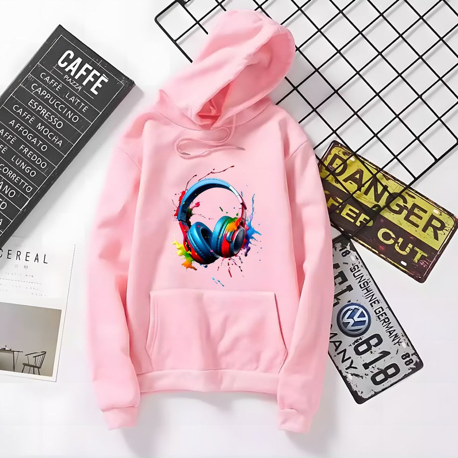 Hoodie For Mens Printed Kangaroo Hoodie Pocket Drawstring Pullovers Clothing Long Sleeves Export Quality Winter Wear - Oshi.pk - Buy & Sell Online