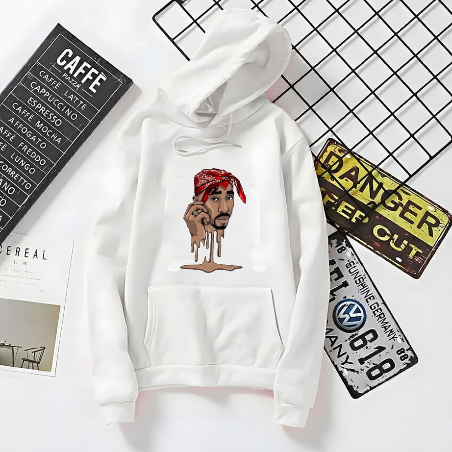 Hoodie For Mens Printed Kangaroo Hoodie Pocket Drawstring Pullovers Clothing Long Sleeves Export Quality Winter Wear - Oshi.pk - Buy & Sell Online