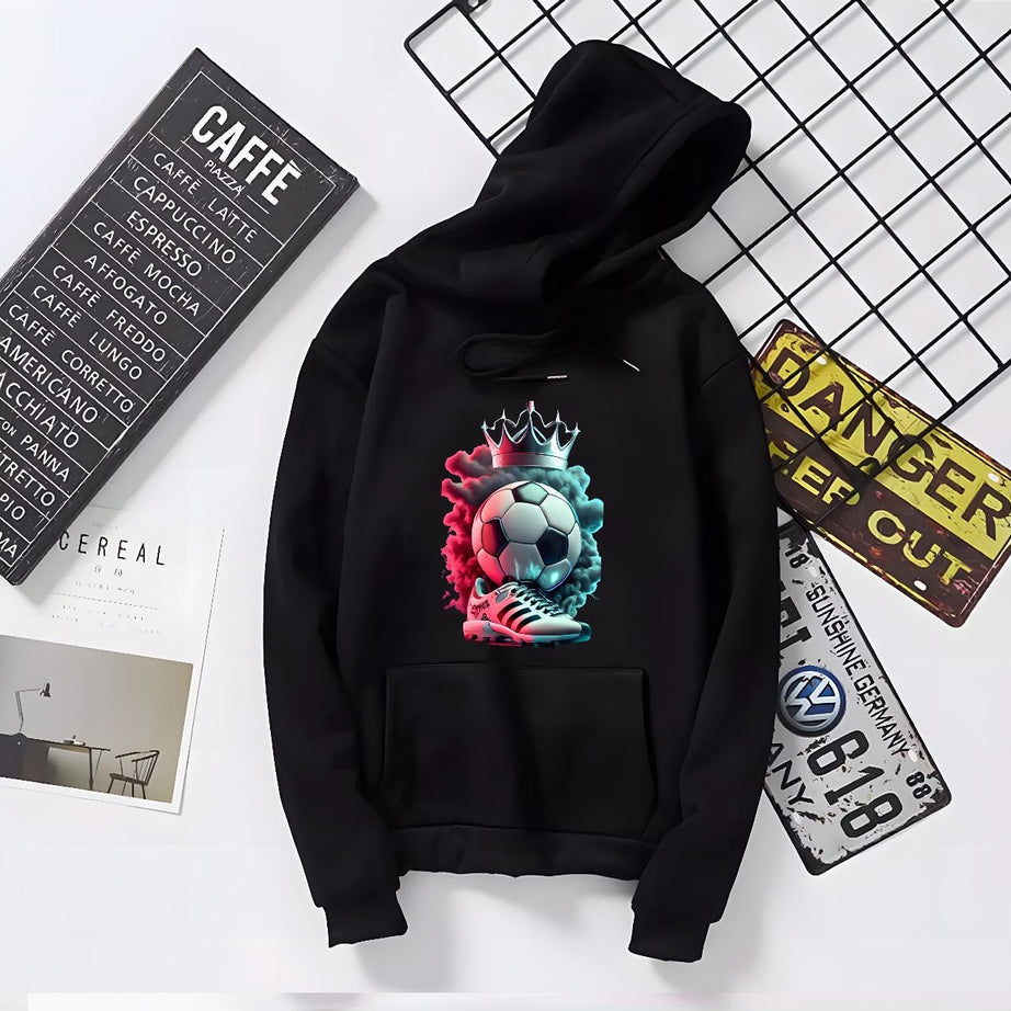 Hoodie For Mens Printed Kangaroo Hoodie Pocket Drawstring Pullovers Clothing Long Sleeves Export Quality Winter Wear - Oshi.pk - Buy & Sell Online