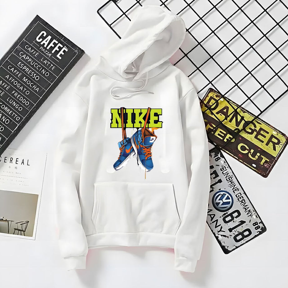 Hoodie For Mens Printed Kangaroo Hoodie Pocket Drawstring Pullovers Clothing Long Sleeves Export Quality Winter Wear - Oshi.pk - Buy & Sell Online