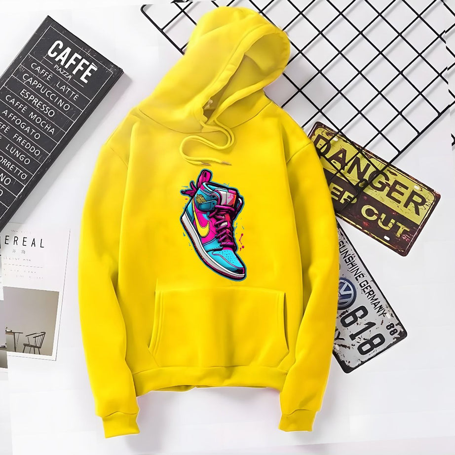 Hoodie For Mens Printed Kangaroo Hoodie Pocket Drawstring Pullovers Clothing Long Sleeves Export Quality Winter Wear - Oshi.pk - Buy & Sell Online