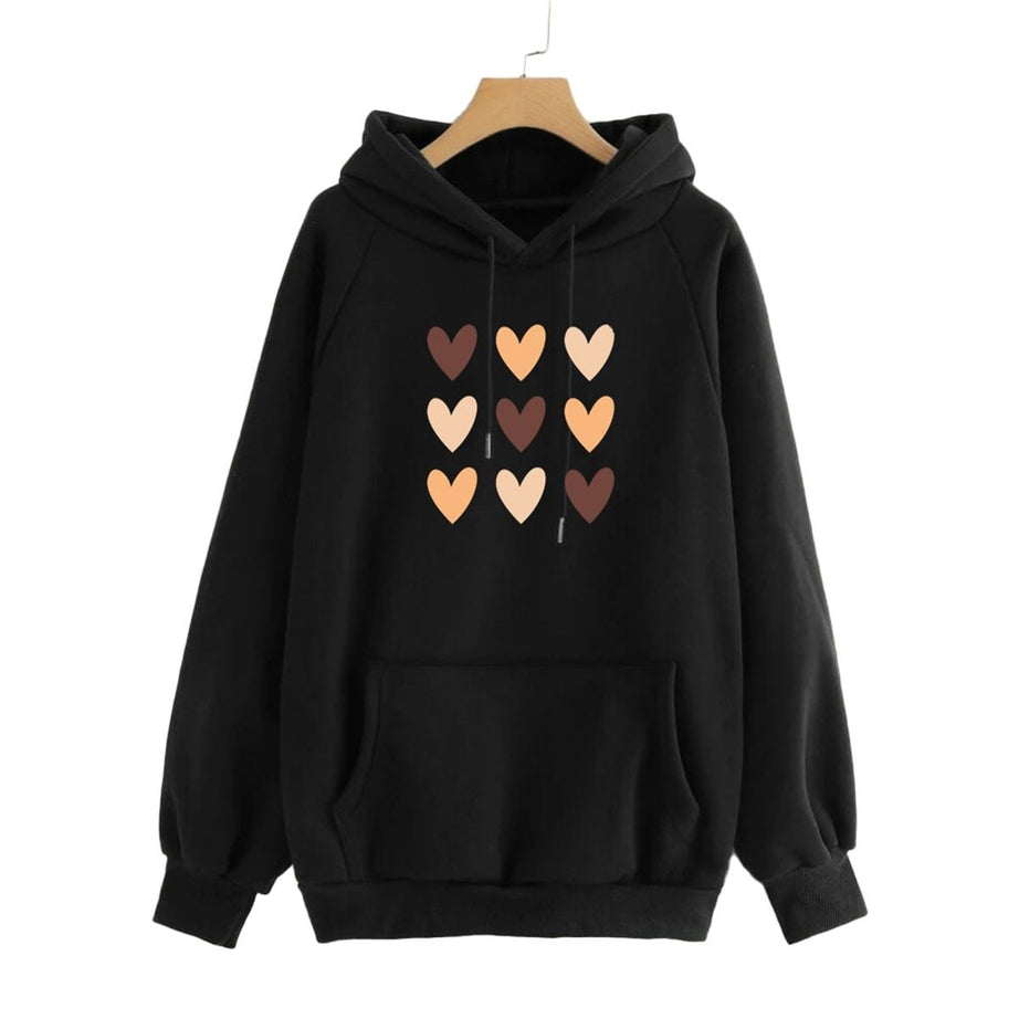 Hoodies For WOMEN & GIRL MULTI HARD Printed Kangaroo Pocket Drawstring Pullovers Clothing Long Sleeves Export Quality Winter Wear- - Oshi.pk - Buy & Sell Online