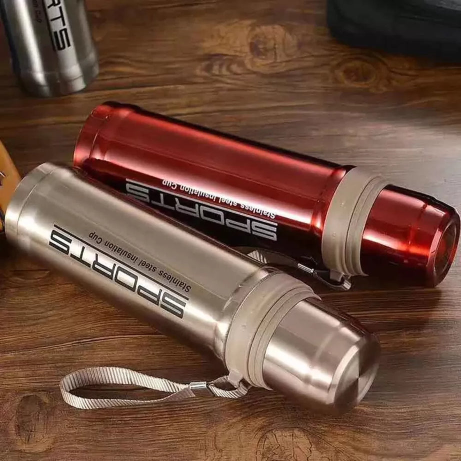 Hot And Cold Stainless Steel Vacuum Flask High Quality Water Bottle Sports Stainless Steel Cup-750ML - Oshi.pk - Buy & Sell Online