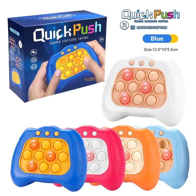 Hot Pop Quick Push Bubbles Game Console Funny Whac-A-Mole Competition Games For Kids Boys And Girls Adult Fidget Anti Stress Toy - Oshi.pk - Buy & Sell Online