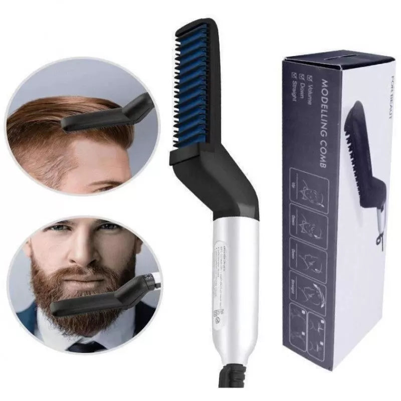 Hot Selling Electric Hair Beard Straightener for men Multifunctional Beard Comb beautiful hair tool Straightner Stratner - Oshi.pk - Buy & Sell Online