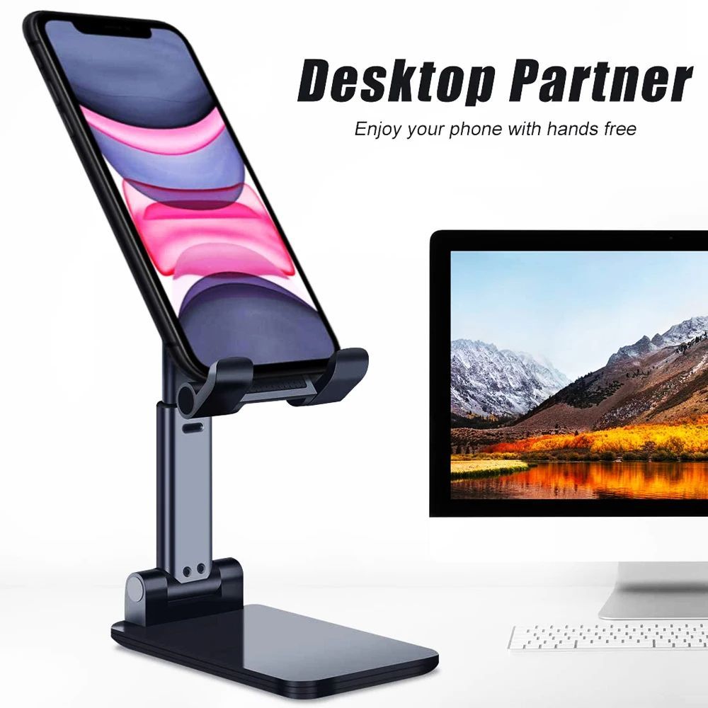 Hot Selling Smart Phone Desktop Tablet Holder Stand Cell Foldable Extend Desk Mobile Phone Support Stand - Oshi.pk - Buy & Sell Online