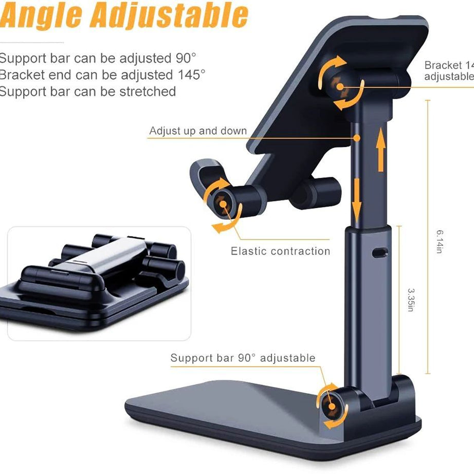 Hot Selling Smart Phone Desktop Tablet Holder Stand Cell Foldable Extend Desk Mobile Phone Support Stand - Oshi.pk - Buy & Sell Online