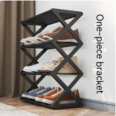 Household Simple Multi 3layer Space Saving Xshaped Shoe Rack Multi Functional Assembly Shoe Cabinet Dust Proof Storage Rack - Oshi.pk - Buy & Sell Online