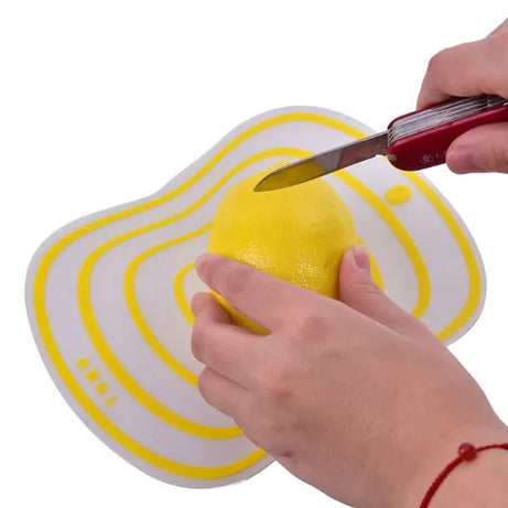 Household Transparent Vegetable Chopping Board Creative Non-slip Surface Plastic Size 20x14CM - Oshi.pk - Buy & Sell Online