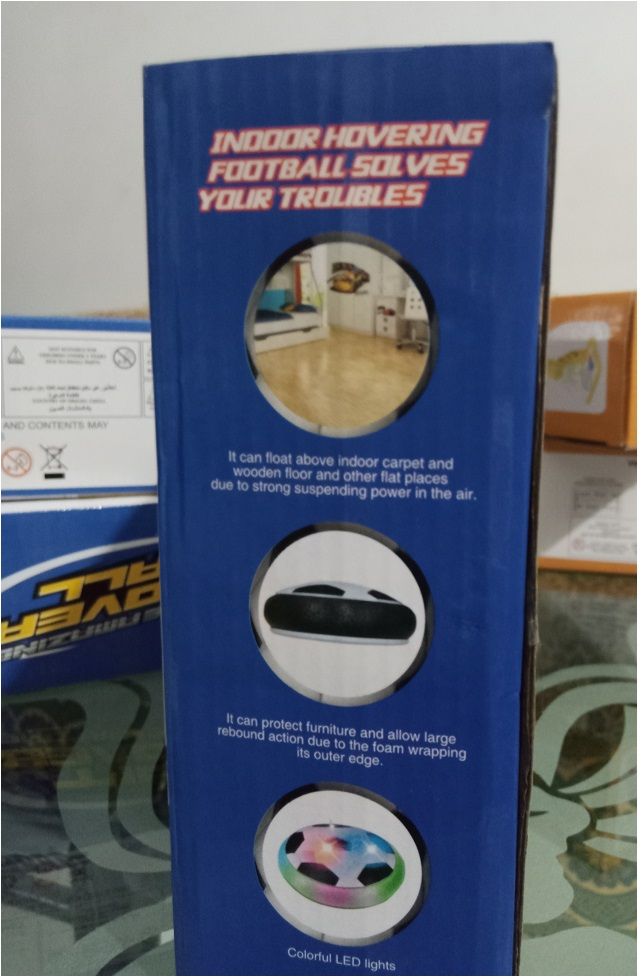 Hover Ball - Amazing Sliding football - LED colorful lights - Aerodynamics Soccer - Oshi.pk - Buy & Sell Online