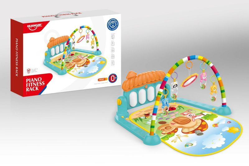 Huanger - 3 In 1 Newborn Baby Toddler Play Gym Piano Fitness Rack Mat - Oshi.pk - Buy & Sell Online