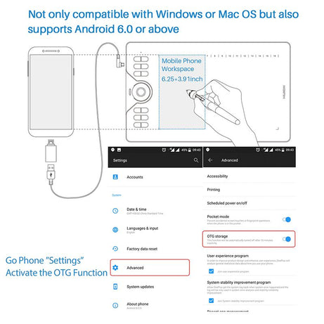 HUION HS610 Battery Free Graphics Tablet - Oshi.pk - Buy & Sell Online
