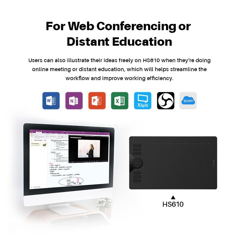 HUION HS610 Battery Free Graphics Tablet - Oshi.pk - Buy & Sell Online