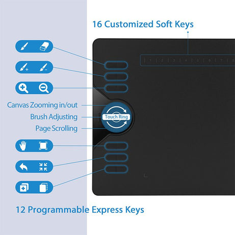 HUION HS610 Battery Free Graphics Tablet - Oshi.pk - Buy & Sell Online