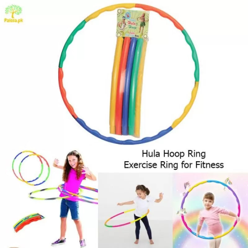 Hulla hoop Ring - 8 sections - Multicolor - Best entertaining game indoor & Outdoor - Oshi.pk - Buy & Sell Online