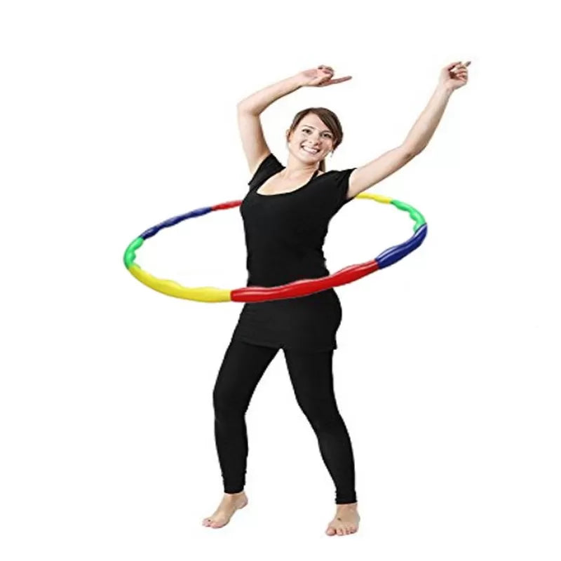 Hulla hoop Ring - 8 sections - Multicolor - Best entertaining game indoor & Outdoor - Oshi.pk - Buy & Sell Online