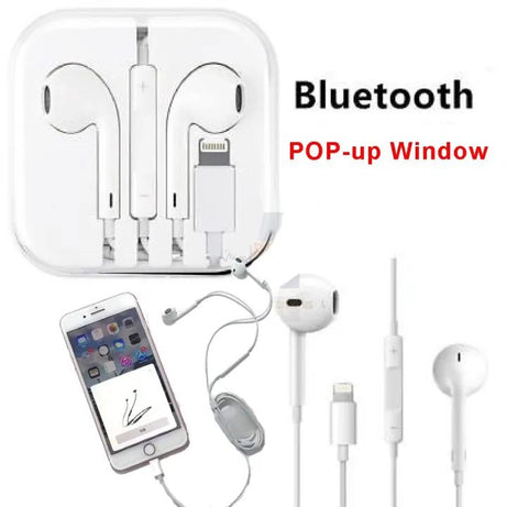 I Phone Pop Up Window Lightning HeadSet Handsfree - Oshi.pk - Buy & Sell Online