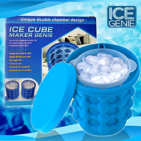 Ice Bucket Space Saving Ice Genies Ice Ball Maker-Portable Silicon Ice Cube Maker - Oshi.pk - Buy & Sell Online